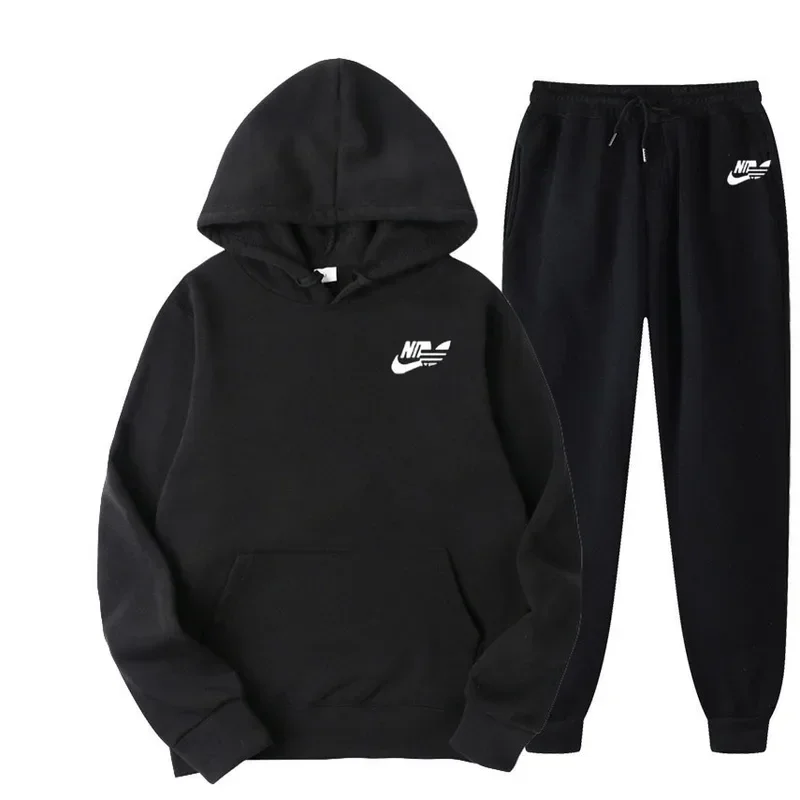 Women'S Fashion Sweatshirts - Men Women 2026 Spring Autumn 2‑Piece