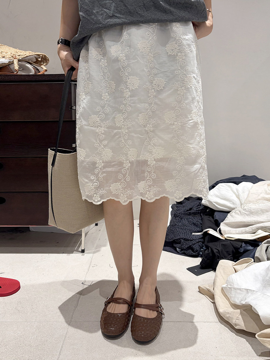 Korean Style plus Size Embroid - Women'S Fashion Kilt review and price