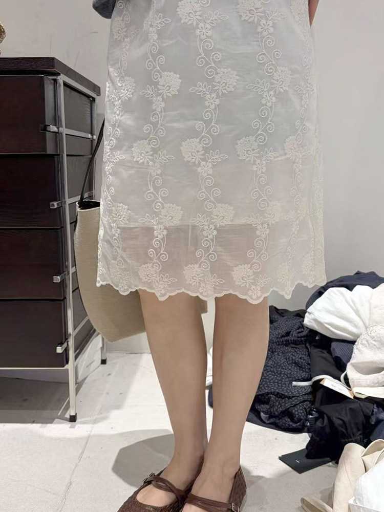 Korean Style plus Size Embroid - Women'S Fashion Kilt review and price