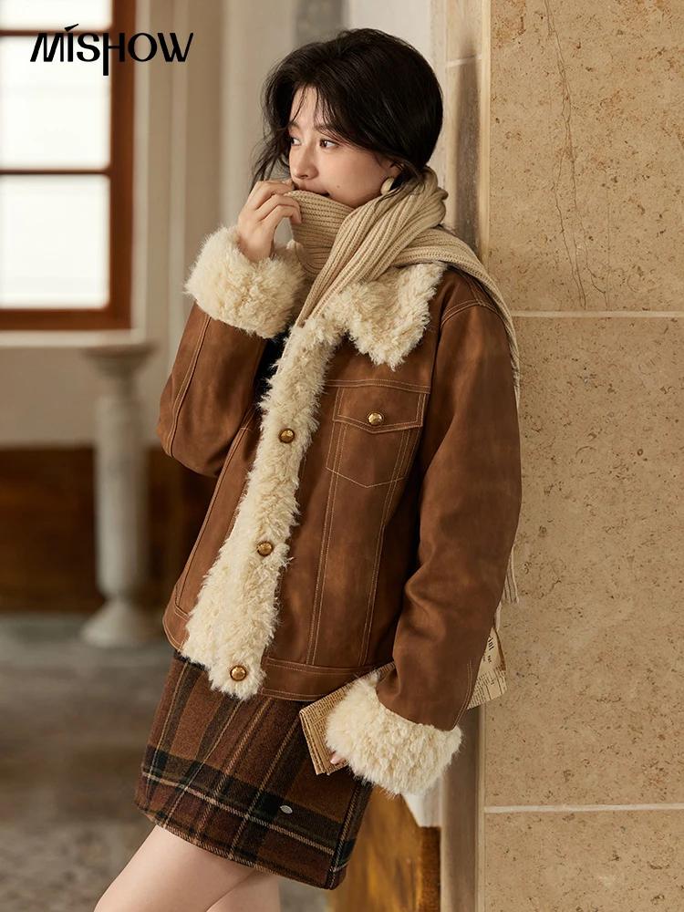 MISHOW Leather Fur Jacket Wome - Women'S Fashion Leather Jacket review and price