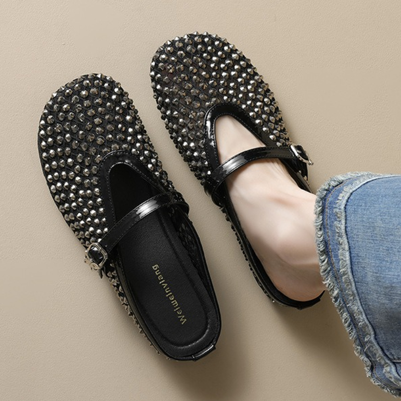 Mesh Rhinestone Brand Slippers - Women Fashion Designers review and price