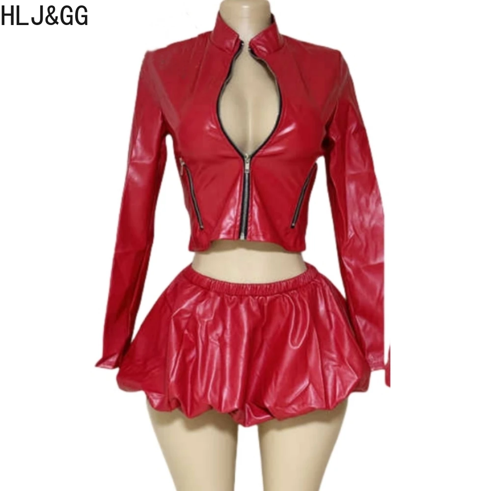 HLJ&GG Fashion Leather Zipper  - Women'S Fashion Leather Jacket review and price