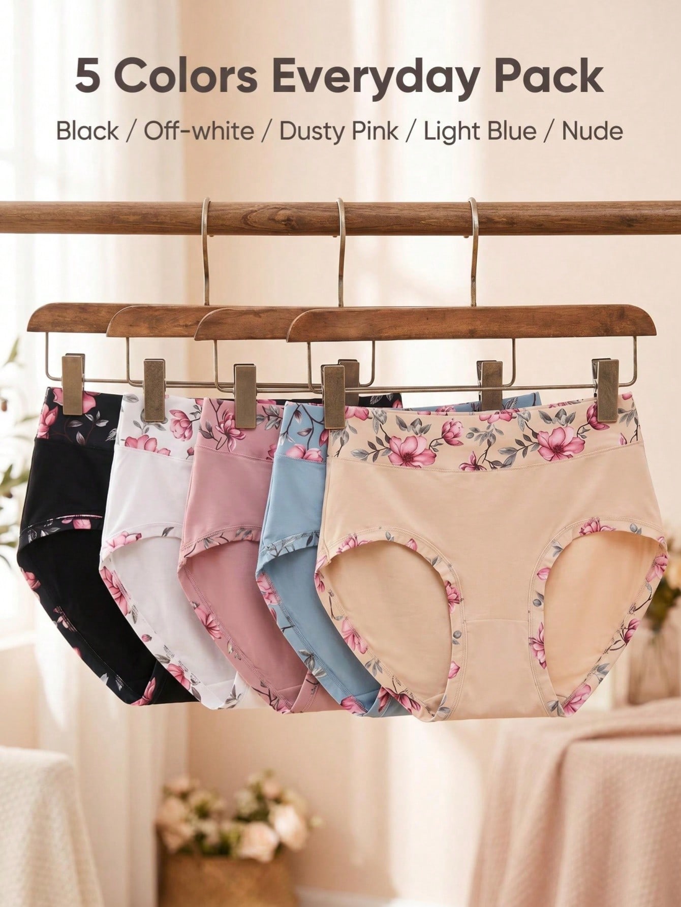 5PCS Plus Size Women's Flower  - Women'S Fashion Trends review and price