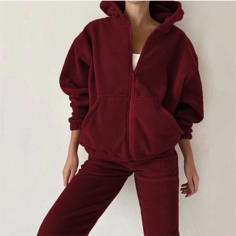 Women's Solid Velvet Fabric Tr - Hoodie Women Oversized review and price