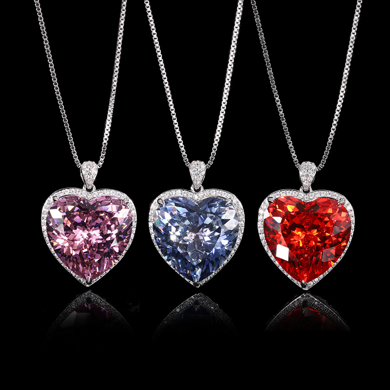 Shiny Cut Heart Pendant Neckla - Women'S Fashion Jewellery review and price
