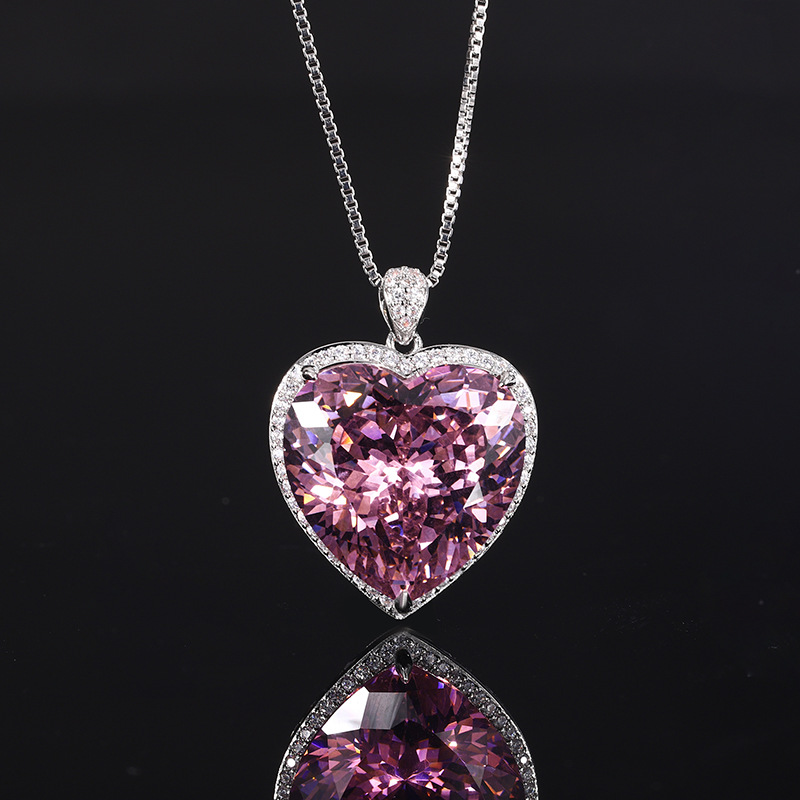 Shiny Cut Heart Pendant Neckla - Women'S Fashion Jewellery review and price