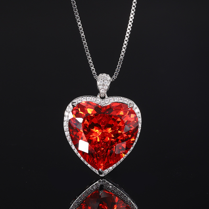 Shiny Cut Heart Pendant Neckla - Women'S Fashion Jewellery review and price