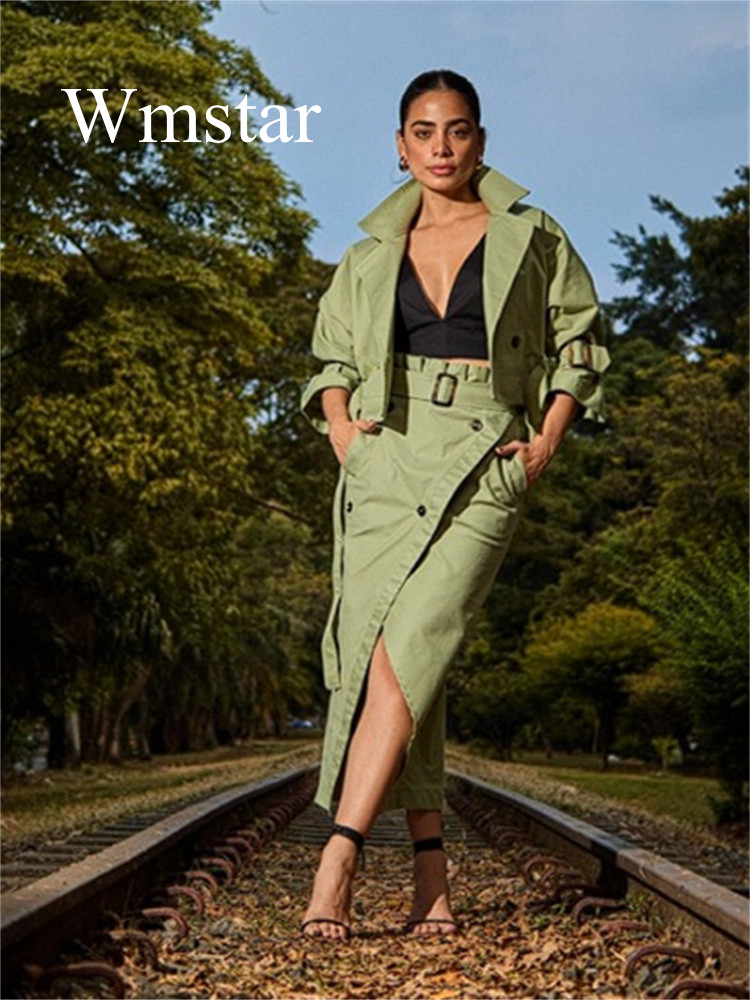 Wmstar 2 Piece Sets Women New  - Belted Shirt Dress review and price