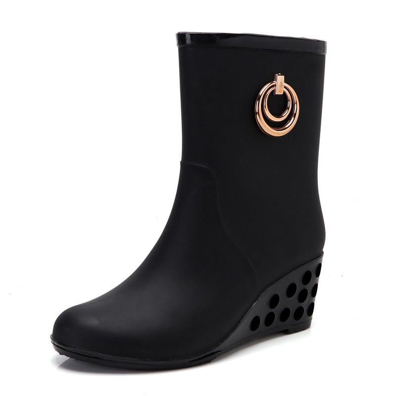 Fashion Wedge Heel Rain  Boots - Women'S Fashion Gumboots review and price